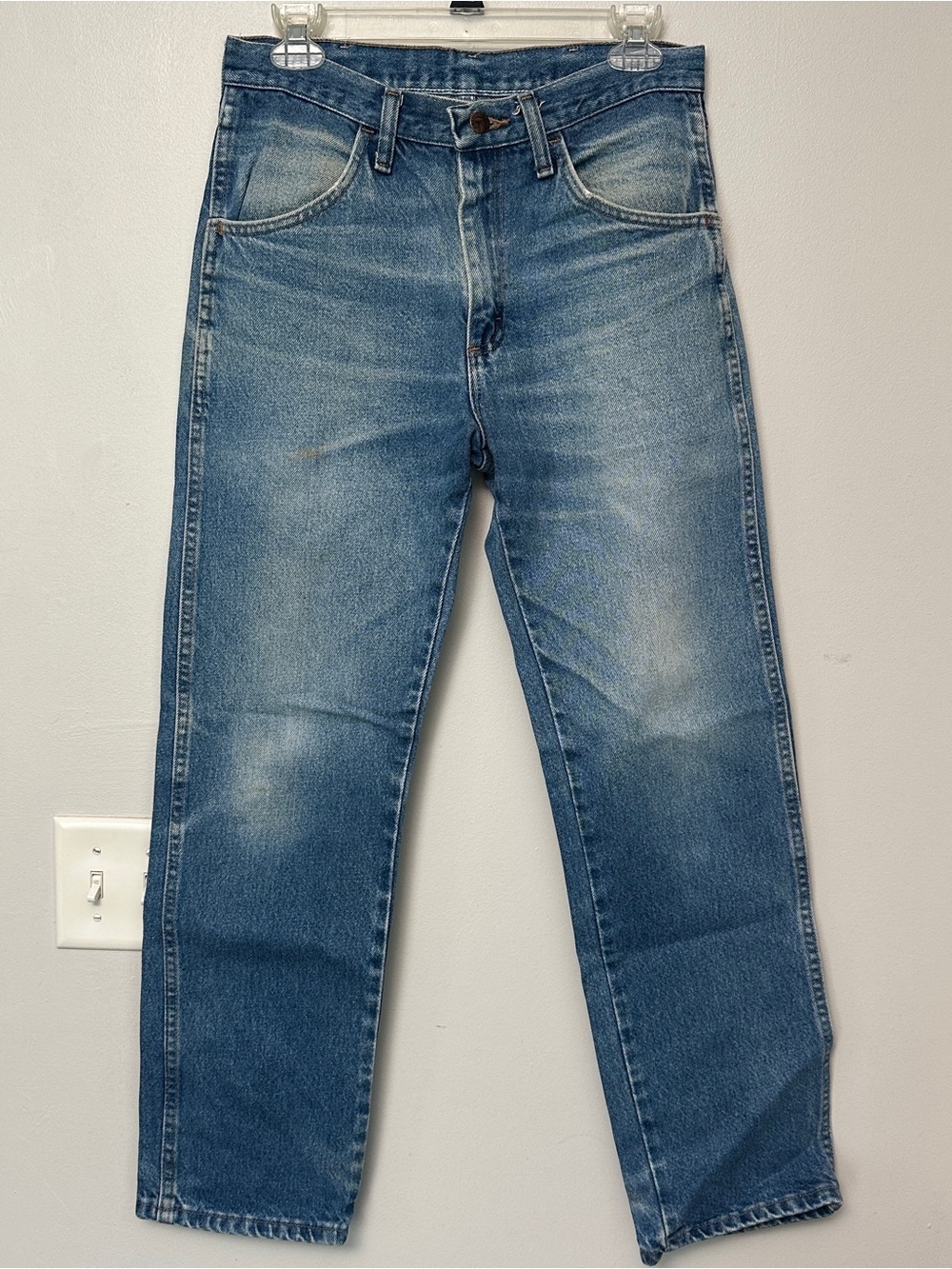 Rustler Men's Straight-Leg Blue Jeans